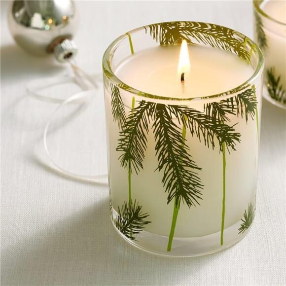 Thymes Frasier Fir Pine Needle Candle – Holiday Candles for Home Scented - Picture 5 of 7